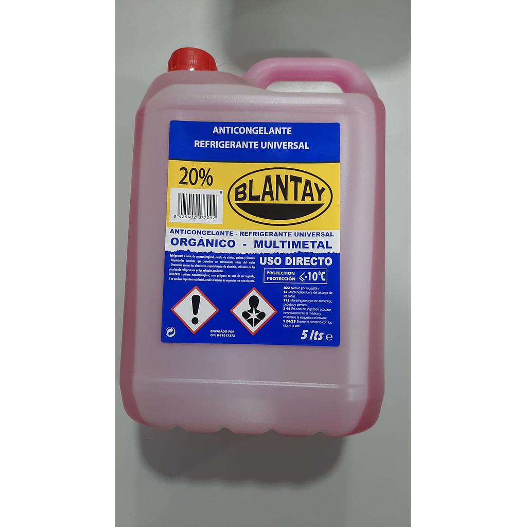 ANTICONGELANTE 20% ROSA (LITRO)
